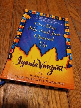 One Day My Soul Just Opened Up by Iyanla Vanzant Hardcover Self Help Book